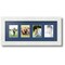 ArtToFrames Collage Photo Picture Frame with 4 - 2.5x3.5 inch Openings, Framed in White with Over 62 Mat Color Options and Regular Glass (CSM-3966-20)